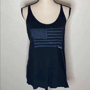 Reebok Charcoal Large Flag Tank Top